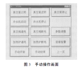 手動(dòng)操作界面